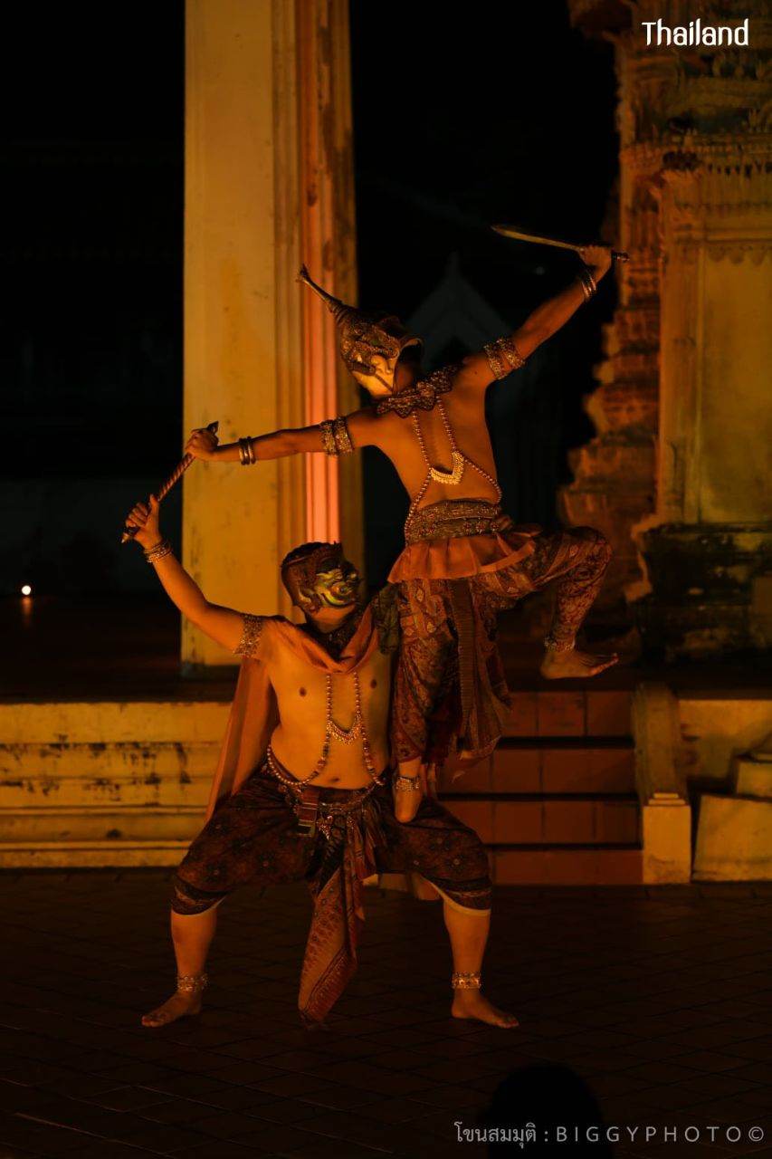 THAILAND 🇹🇭 | Khon masked dance drama in Ayutthaya Era. โขนสมมุติอยุธยา (ตอนสำมนักขาหาคู่)