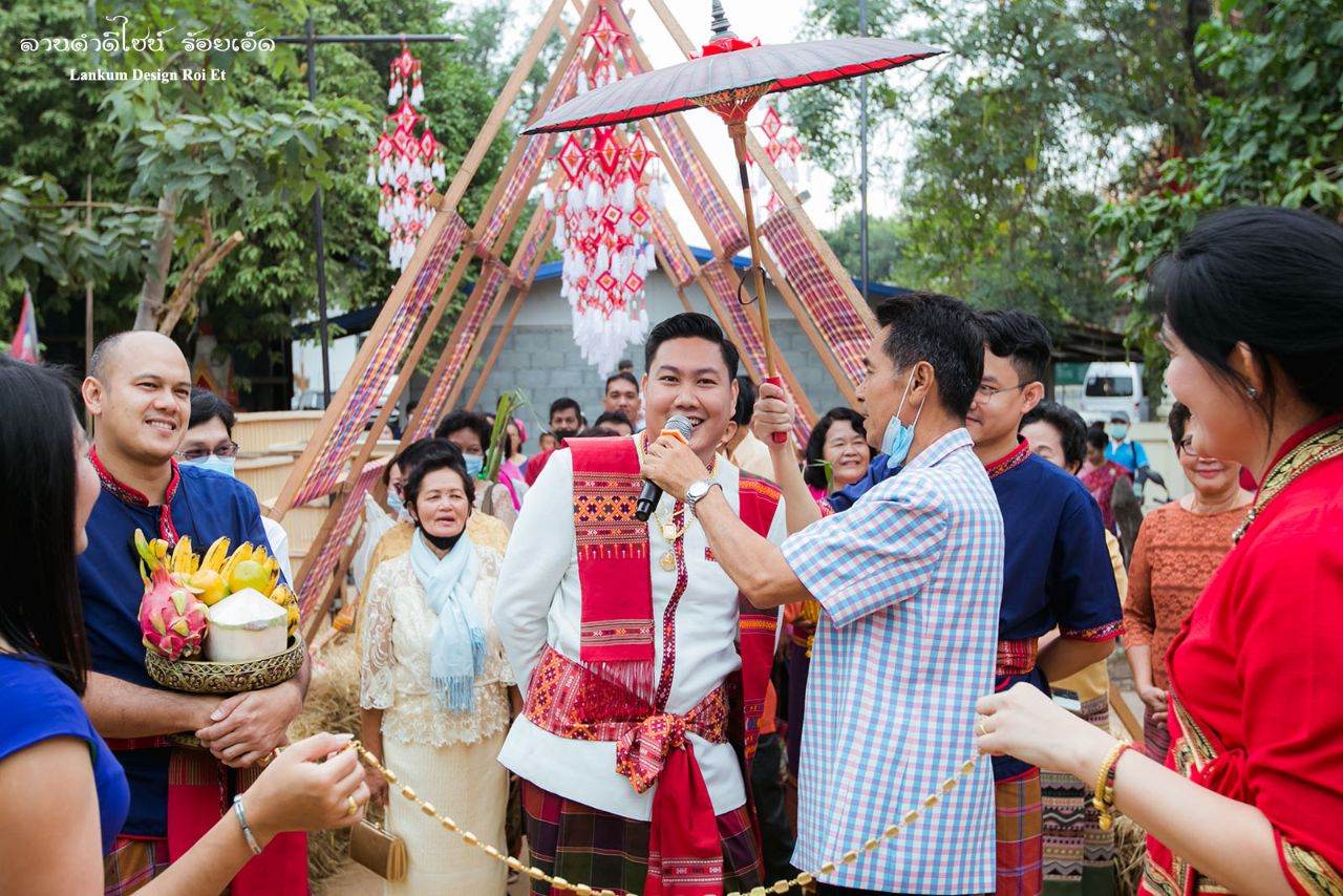 THAILAND 🇹🇭 | งานแต่งงานอีสาน(งานกินดอง) ในธีม... ชุดผู้ไทย