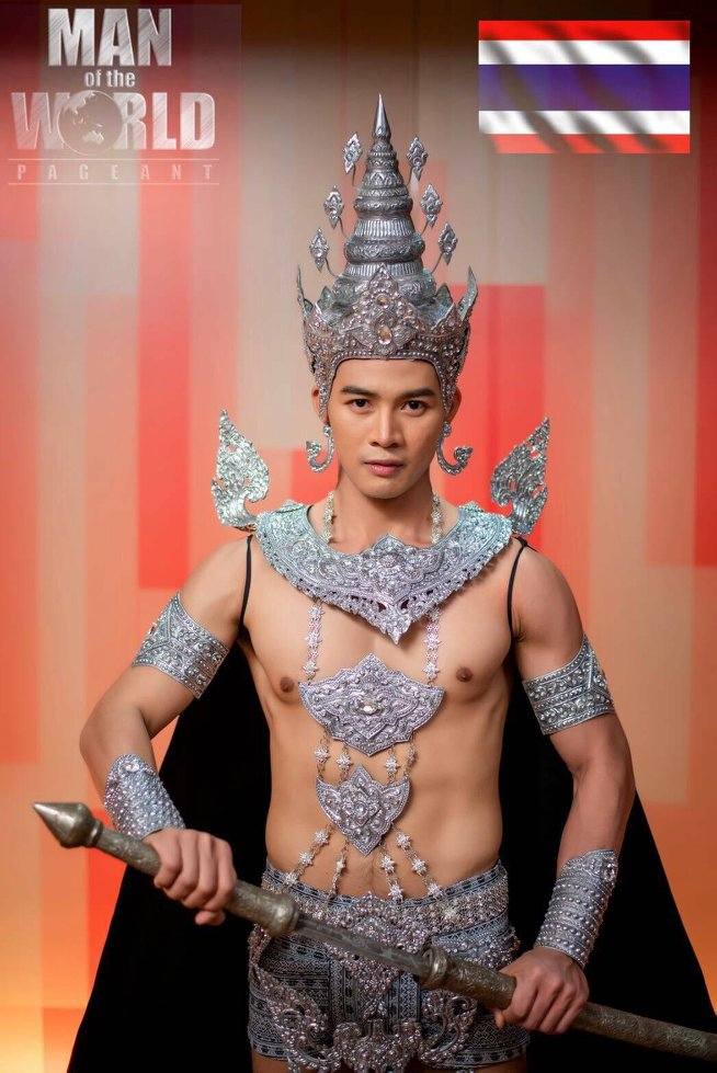 Thailand 🇹🇭 | Thai traditional costume, ชุดประจำชาติ Man OF The World Thailand 2018