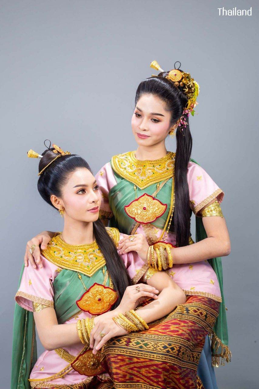 THAI DANCE ✨ เพื่อนแพงแต่งตัว "The princesses, Pra Puen and Pra Paeng get dress" | THAILAND 🇹🇭