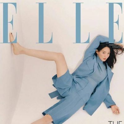 Shin Min A @ ELLE Singapore February 2021