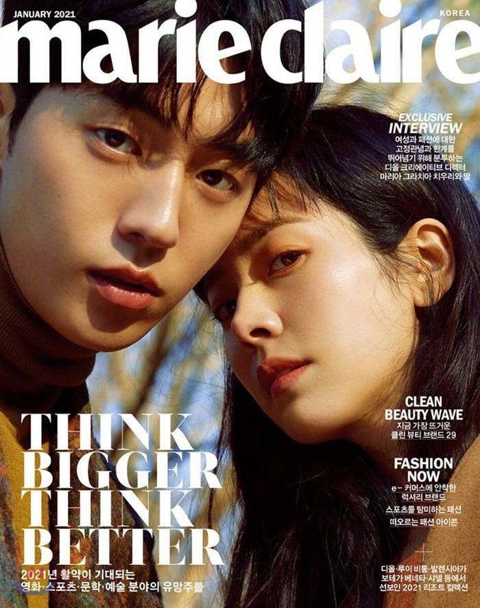 Nam Joo Hyuk & Han Ji Min @ Marie Claire Korea January 2021