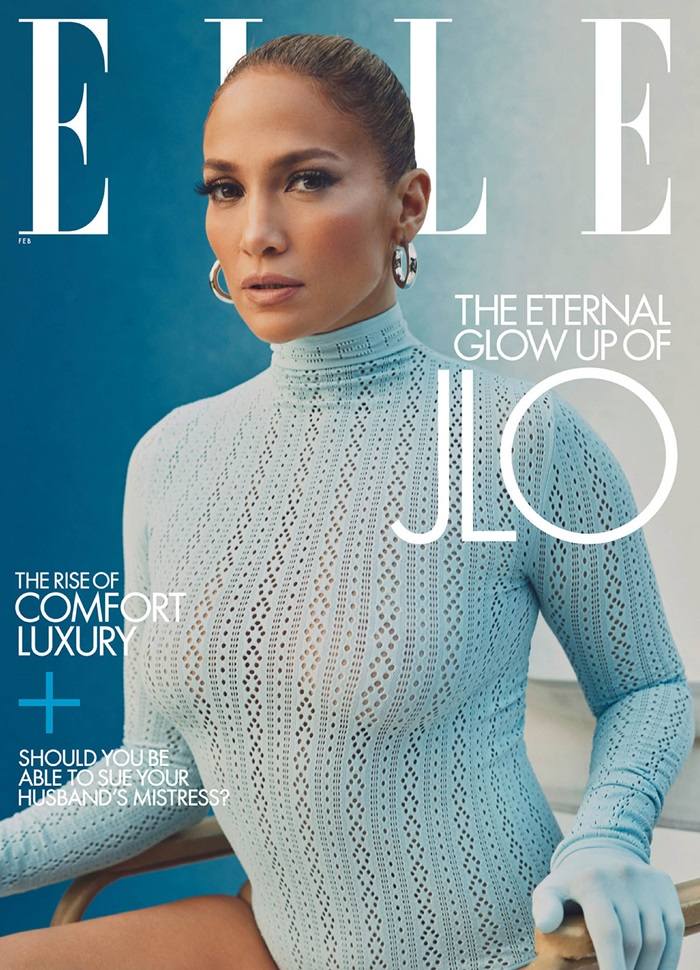 Jennifer Lopez @ Elle US February 2021