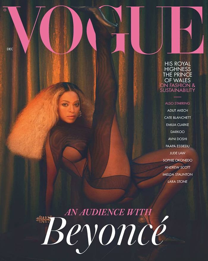 Beyoncé @ Vogue UK December 2020
