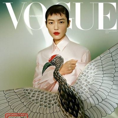 Liu Wen @ Vogue Singapore March 2021