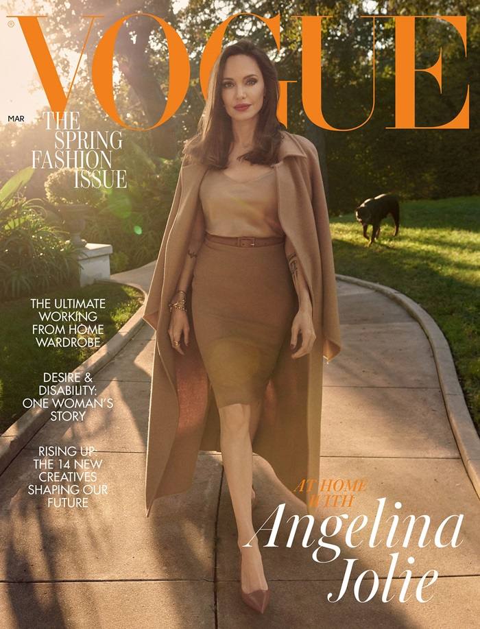 Angelina Jolie @ Vogue UK March 2021