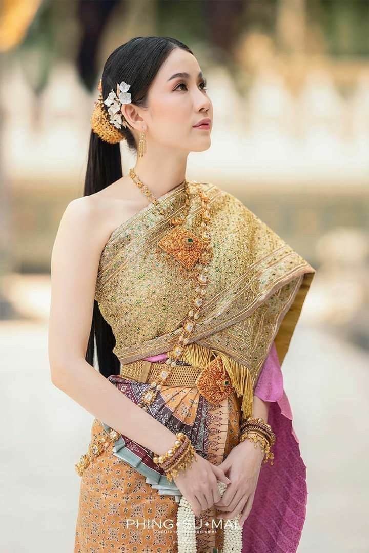 Sbai Thai dress: Thailand 🇹🇭ชุดไทยจักรพรรดิ