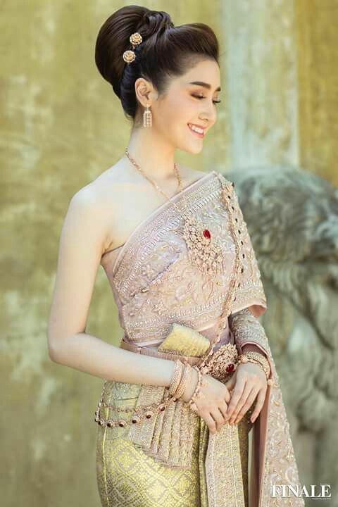 Sbai Thai dress: Thailand 🇹🇭ชุดไทยจักรี