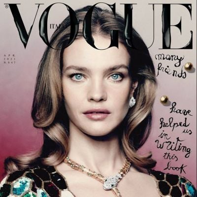 Natalia Vodianova @ Vogue Italia April 2021