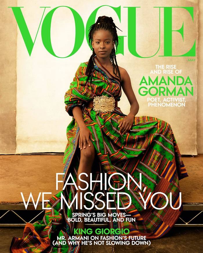 Amanda Gorman @ Vogue US May 2021