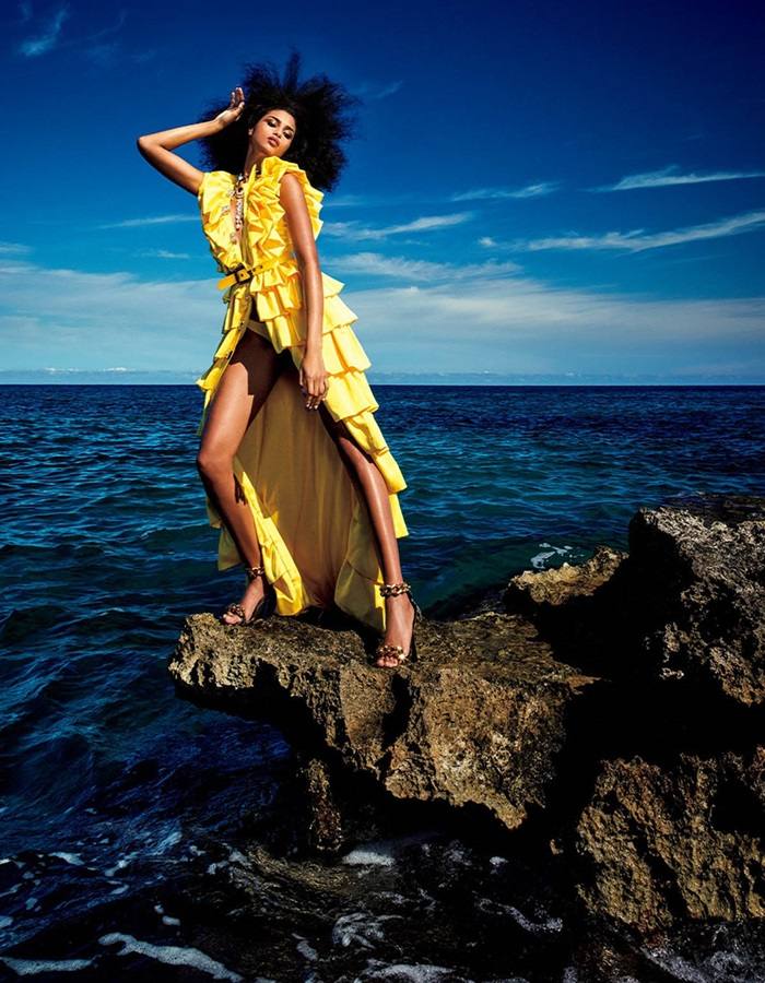 Imaan Hammam @ Vogue Japan May 2021