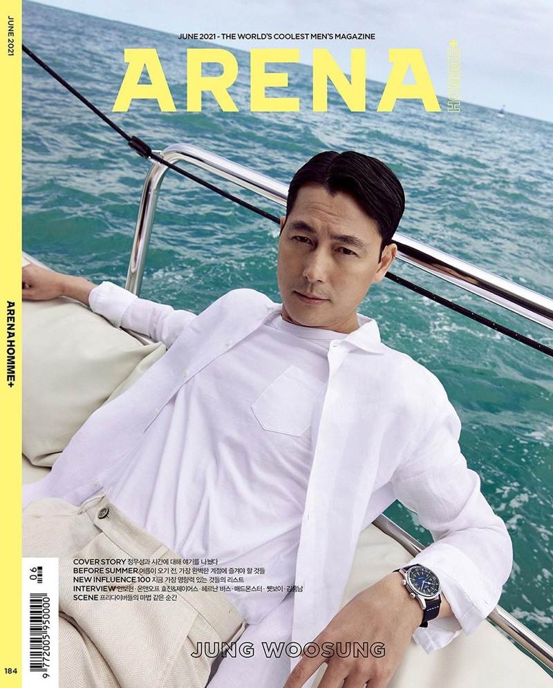 Jung Woo Sung @ Arena Homme Plus Korea June 2021