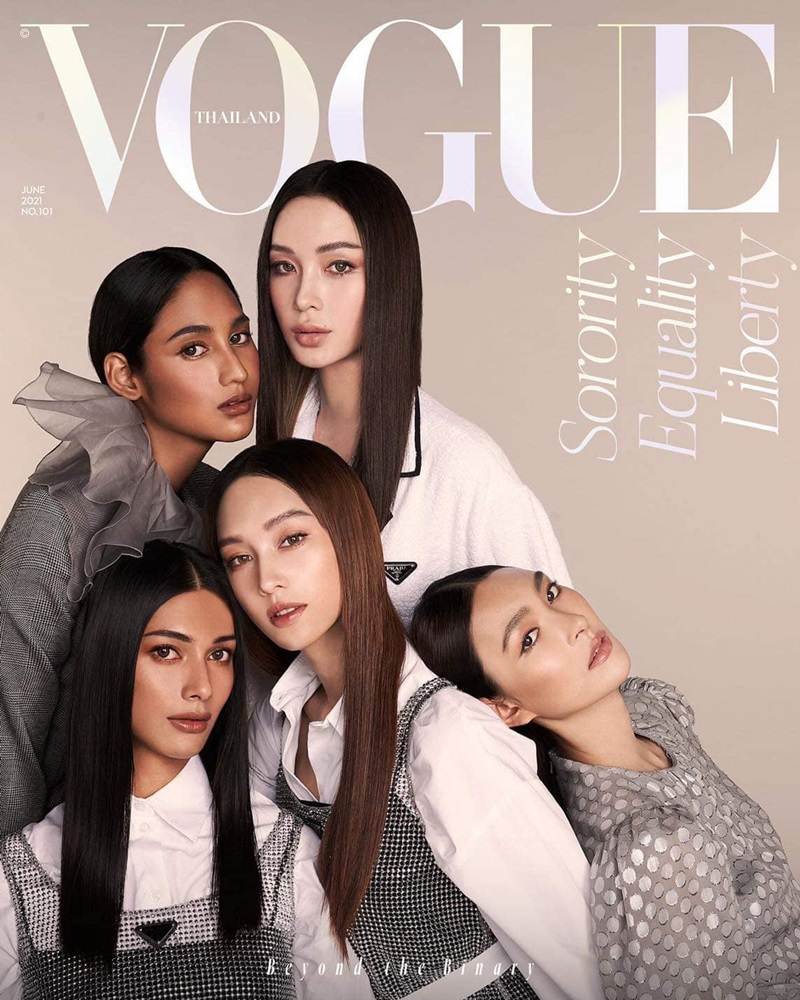 5 สาวข้ามเพศ @ Vogue Thailand June 2021