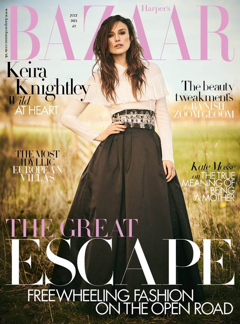 Keira Knightley @ Harper's Bazaar UK July 2021