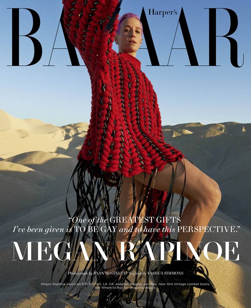Megan Rapinoe @ Harper’s Bazaar US June 2021