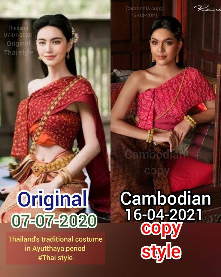 Thai dress in Cambodia