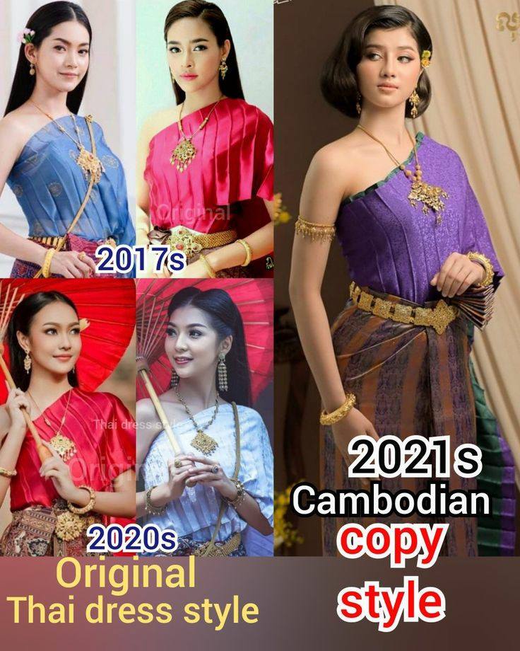 Thai dress in Cambodia