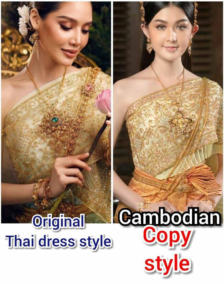 Thai dress in Cambodia