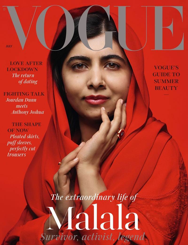 Malala Yousafzai @ Vogue UK July 2021