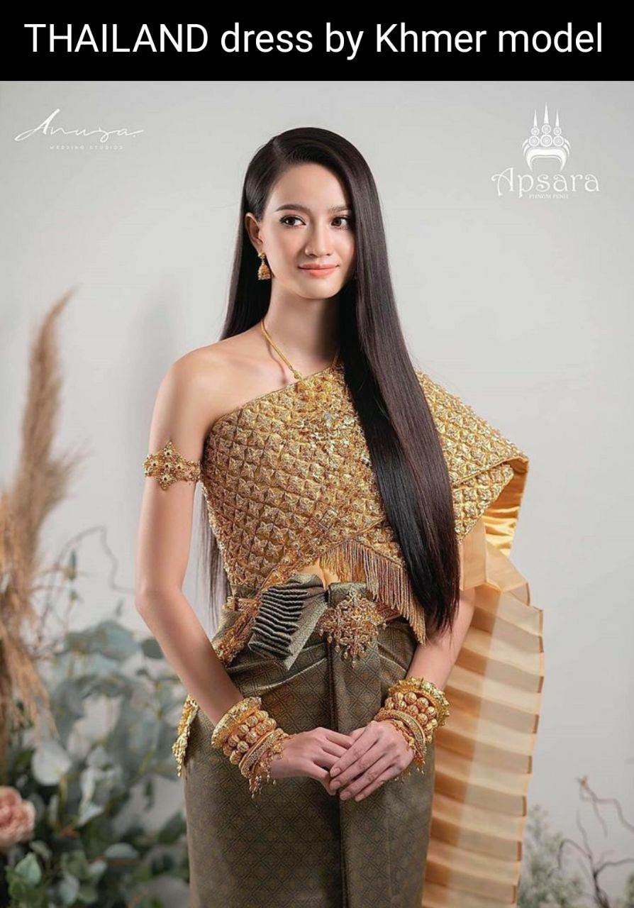 Thai costume by Khmer model