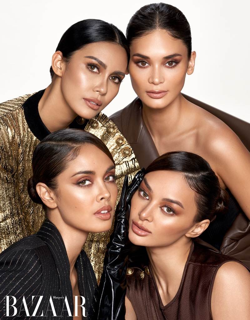 Pia, Megan, Kylie, Angelia @ Harper's Bazaar Vietnam July 2021