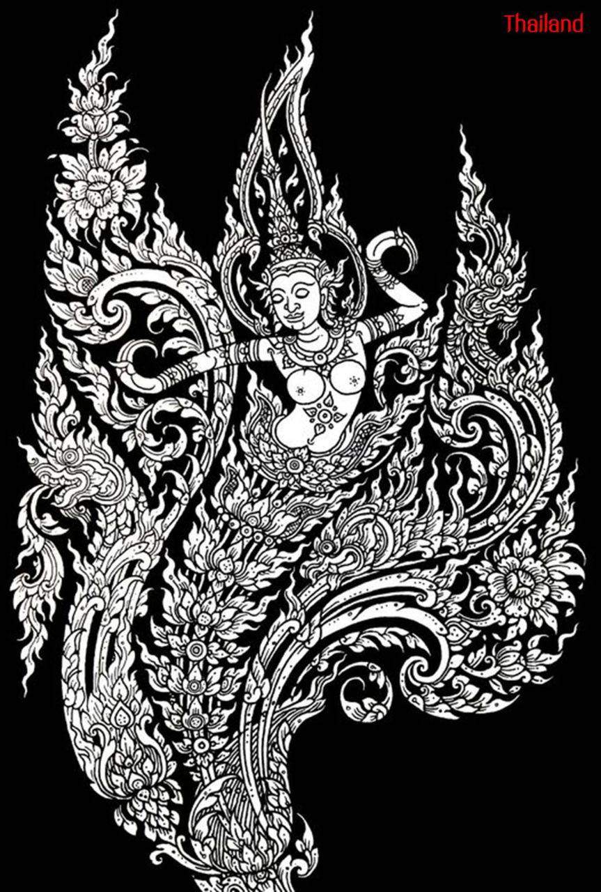 Thai Line Art "ลายไทย" ©credit: Thongchai Boon-on | THAILAND 🇹🇭