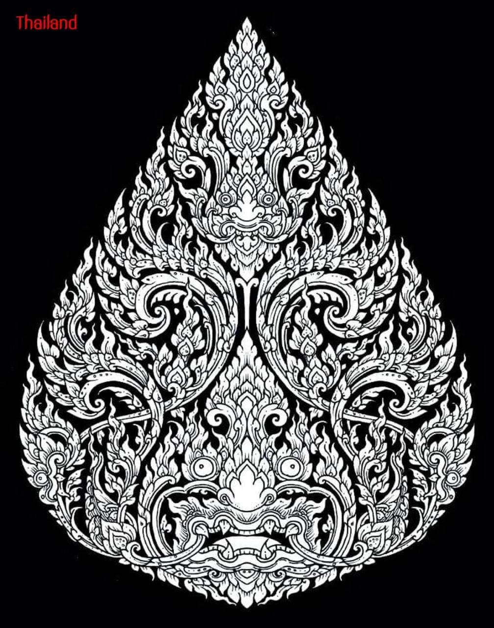 Thai Line Art "ลายไทย" ©credit: Thongchai Boon-on | THAILAND 🇹🇭