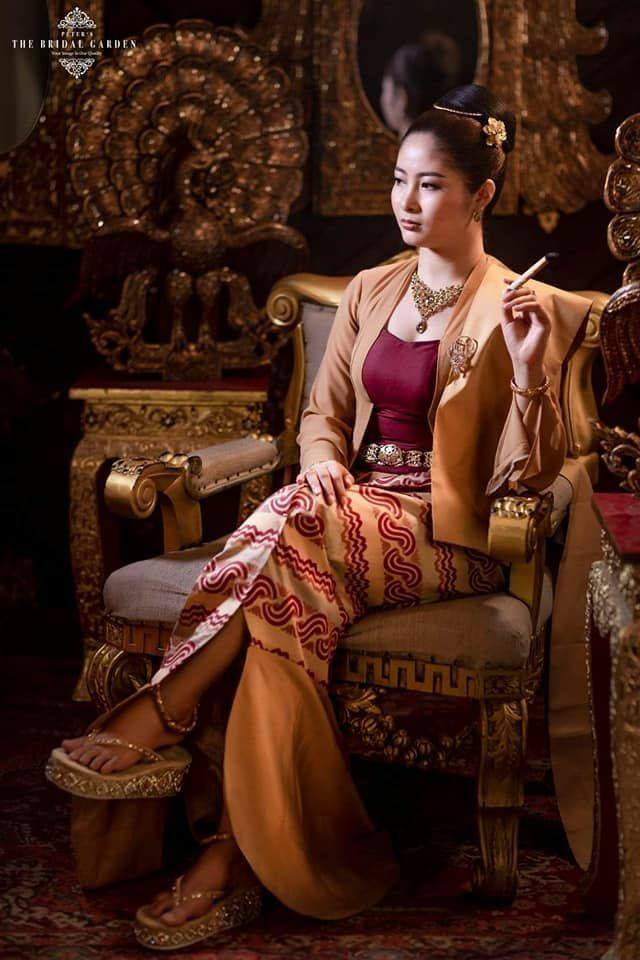 Myanmar wedding dress:สีสันอาเซียน ชุดเจ้าสาวชาวเมียนมาร์ งดงามหรูหราสมกับแหล่งอารยธรรม