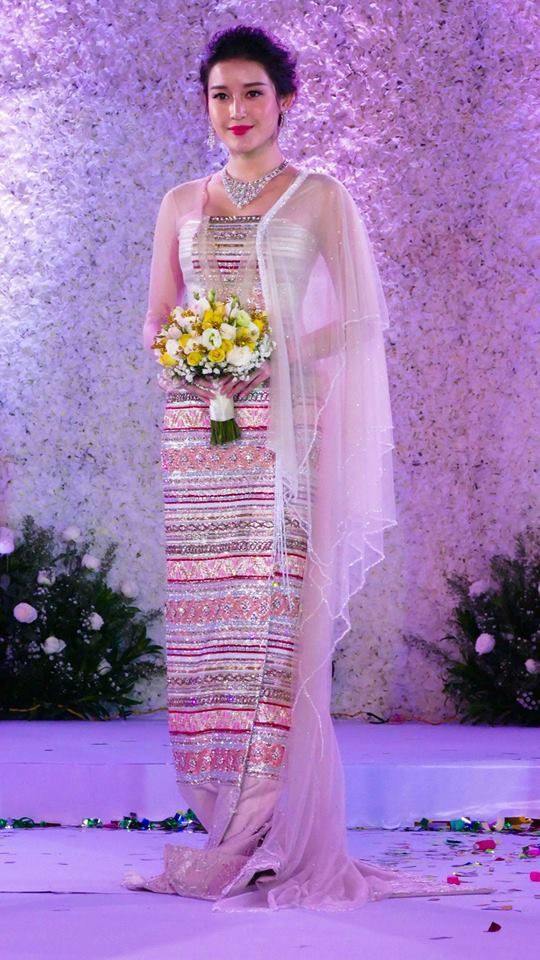 Myanmar wedding dress:สีสันอาเซียน ชุดเจ้าสาวชาวเมียนมาร์ งดงามหรูหราสมกับแหล่งอารยธรรม