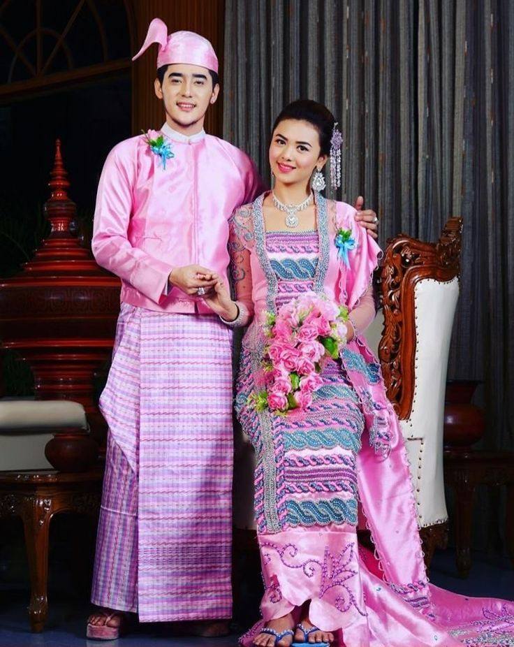 Myanmar wedding dress:สีสันอาเซียน ชุดเจ้าสาวชาวเมียนมาร์ งดงามหรูหราสมกับแหล่งอารยธรรม