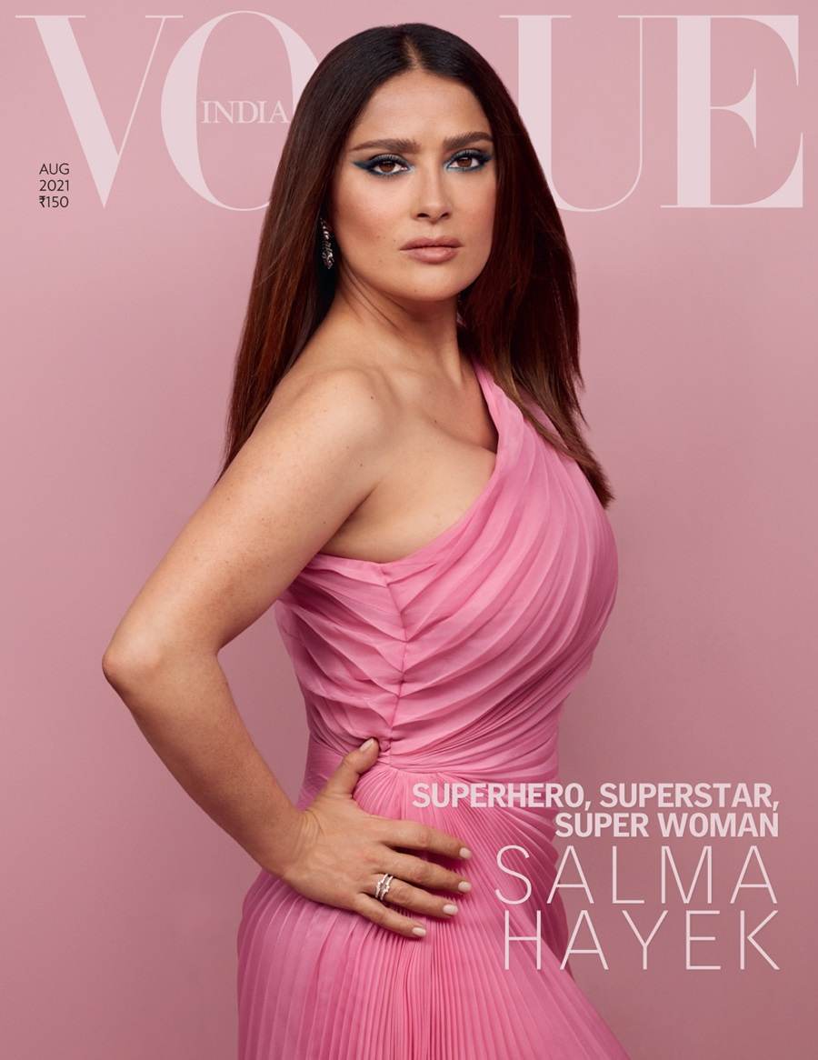 Salma Hayek @ Vogue India August 2021