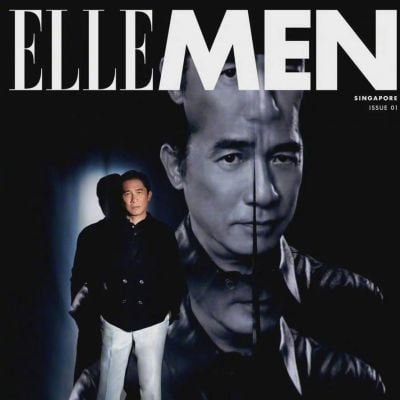 Tony Leung @ ELLE Men Singapore August 2021