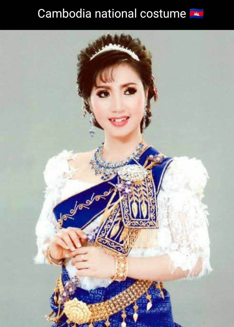 Cambodia national costume:🇰🇭ชุดประจำชาติกัมพูชา:Sampot: cambodia wedding dress:Traditional cambodian dress