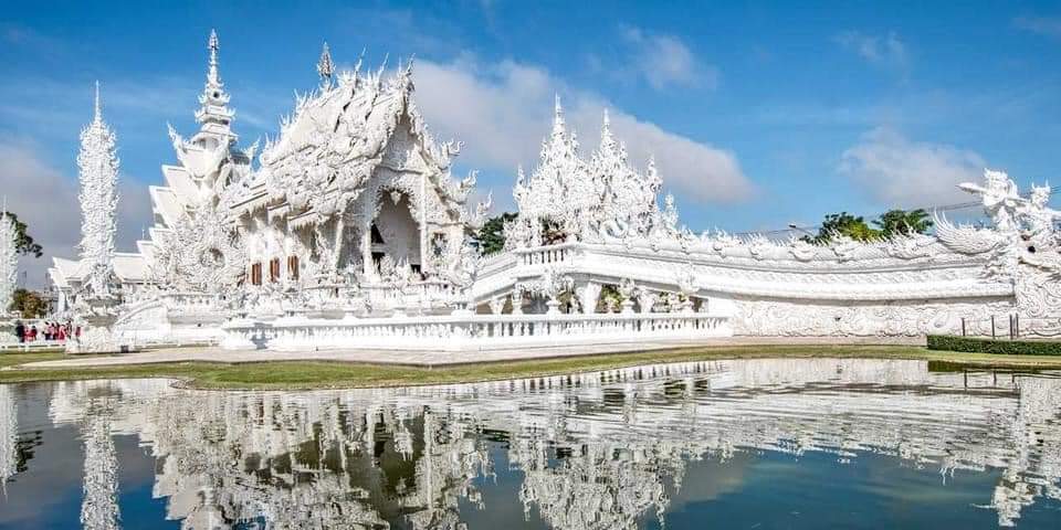 THAILAND 🇹🇭:Wat Rong Khun: The White Temple of Chiang Rai, Thailand