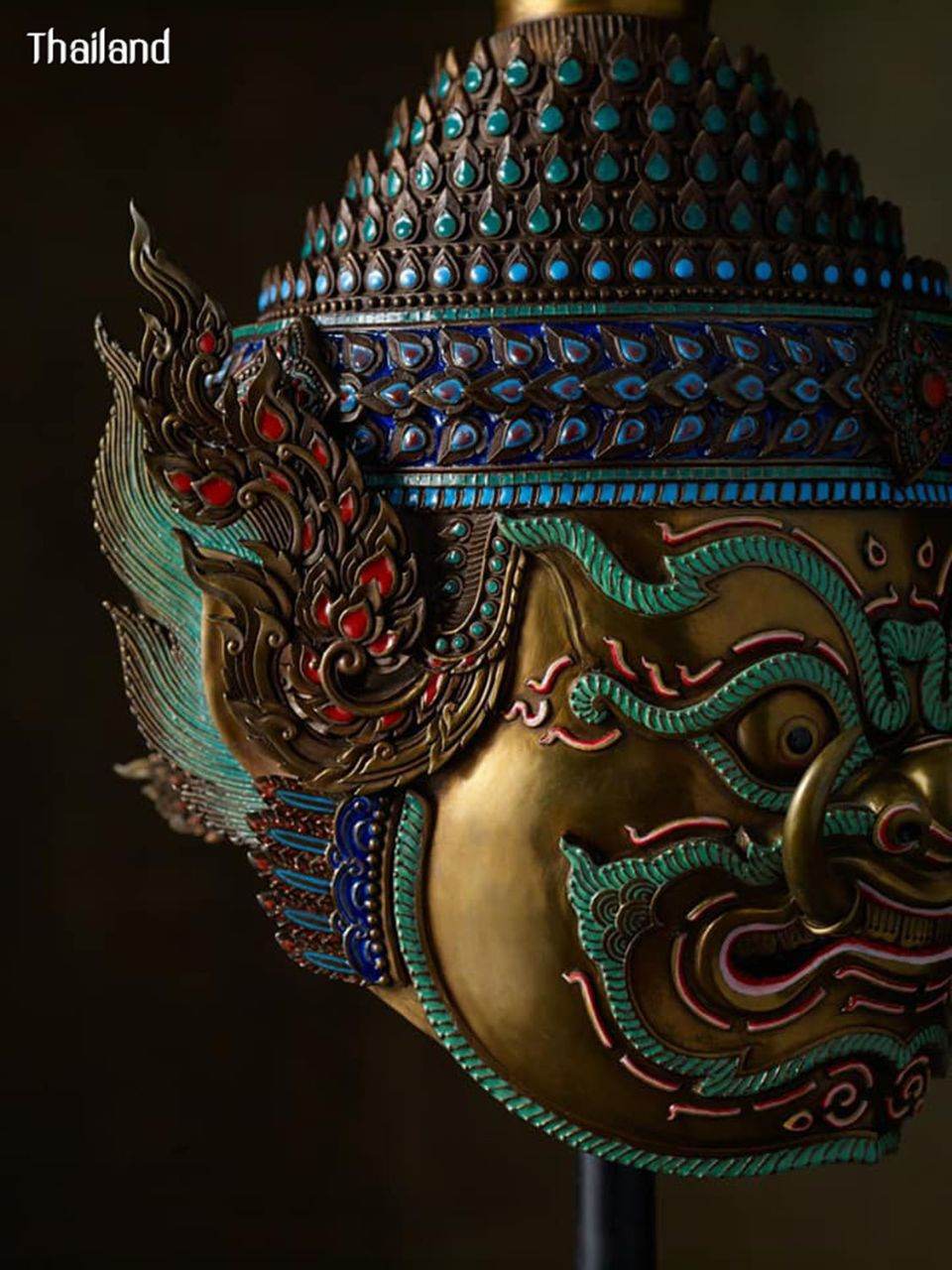 THOTSAKAN (RAVANA): Thai Khon Mask | THAILAND 🇹🇭