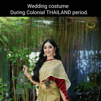 Cambodian wedding costume:🇹🇭ชุดวิวาห์ไทยโดยเจ้าสาวกัมพูชา: Traditional Cambodia dress