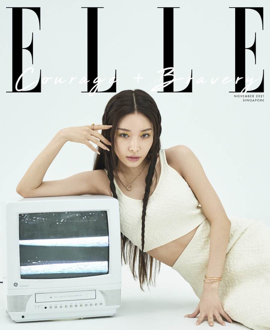 Chungha @ ELLE Singapore November 2021