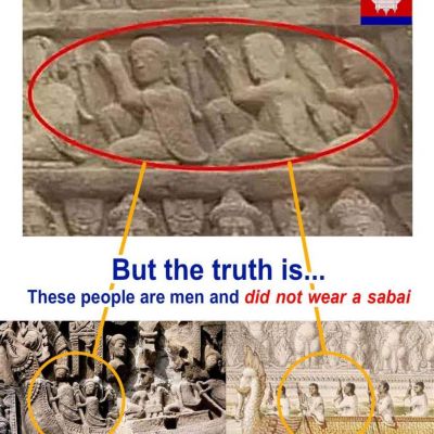 Khmer Sbai : Cambodian really believes that this is Sbai.But the truth is... it's not a Sbai ชาวกัมพูชาเชื่อว่านี่คือสไบ ความจริงก็คือไม่ใช่สไบ