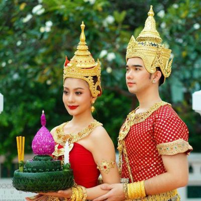 Loy Krathong Festival and The Beautiful of Sukhothai Costume | THAILAND 🇹🇭