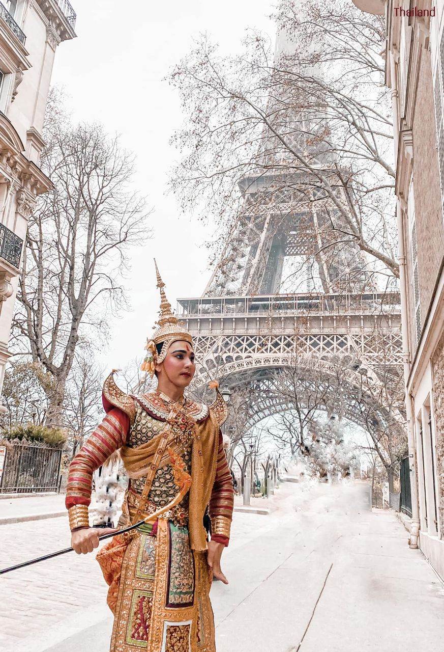 Thai Khon Dancers in Paris 🇫🇷 | THAILAND 🇹🇭