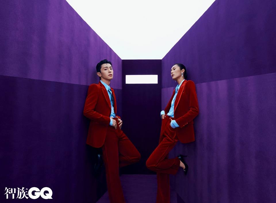 Deng Lun & Liu Wen @ GQ China January 2022