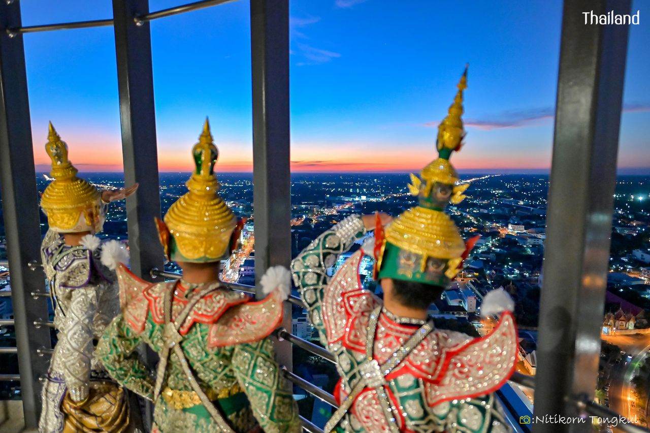Khon on The Roi-Et Tower | THAILAND 🇹🇭