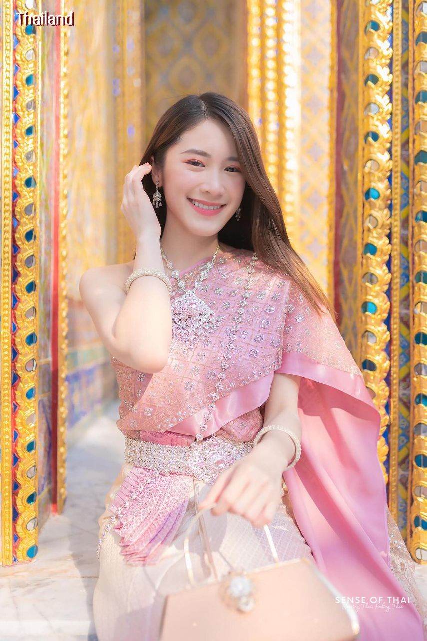 Radiant Lady in Thai National Costume | THAILAND 🇹🇭