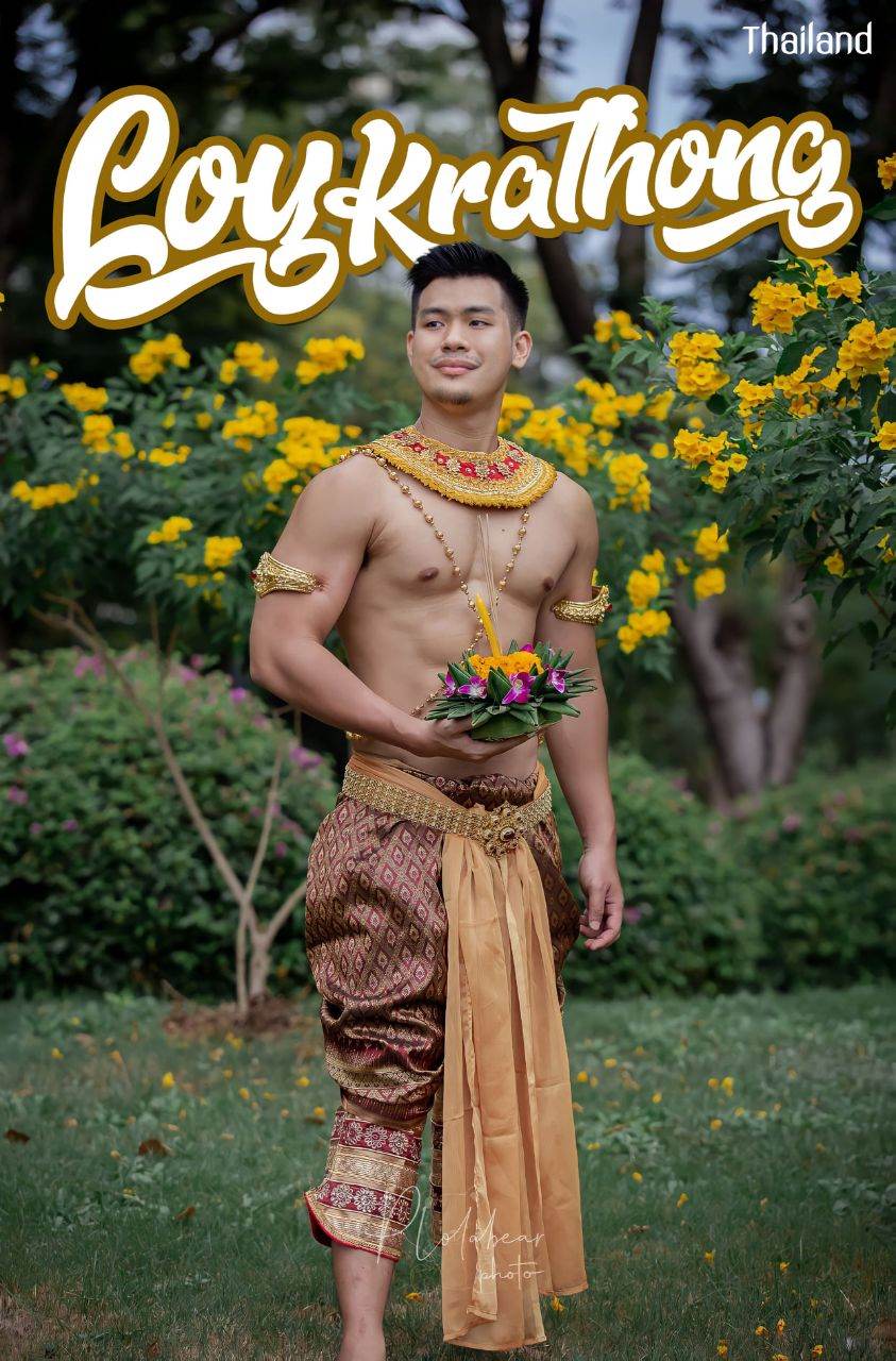 THAI GUY IN TRADITIONAL OUTFIT, and Loy Krathong Festival | THAILAND 🇹🇭