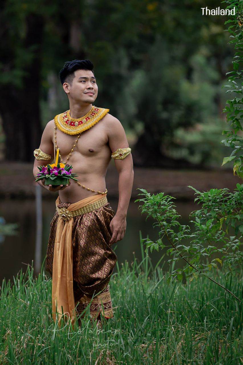 THAI GUY IN TRADITIONAL OUTFIT, and Loy Krathong Festival | THAILAND 🇹🇭