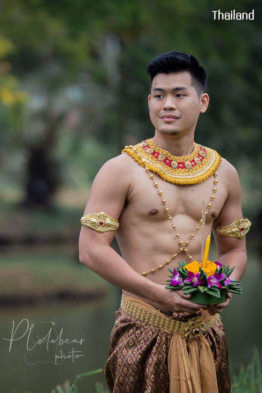 THAI GUY IN TRADITIONAL OUTFIT, and Loy Krathong Festival | THAILAND 🇹🇭