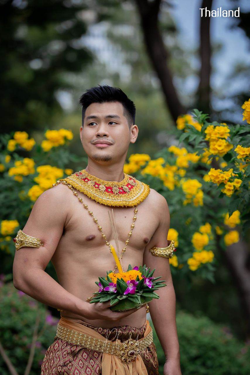 THAI GUY IN TRADITIONAL OUTFIT, and Loy Krathong Festival | THAILAND 🇹🇭