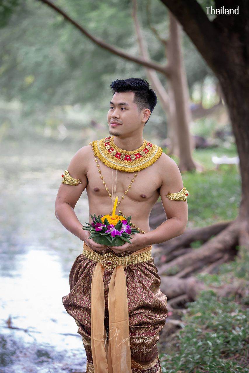 THAI GUY IN TRADITIONAL OUTFIT, and Loy Krathong Festival | THAILAND 🇹🇭