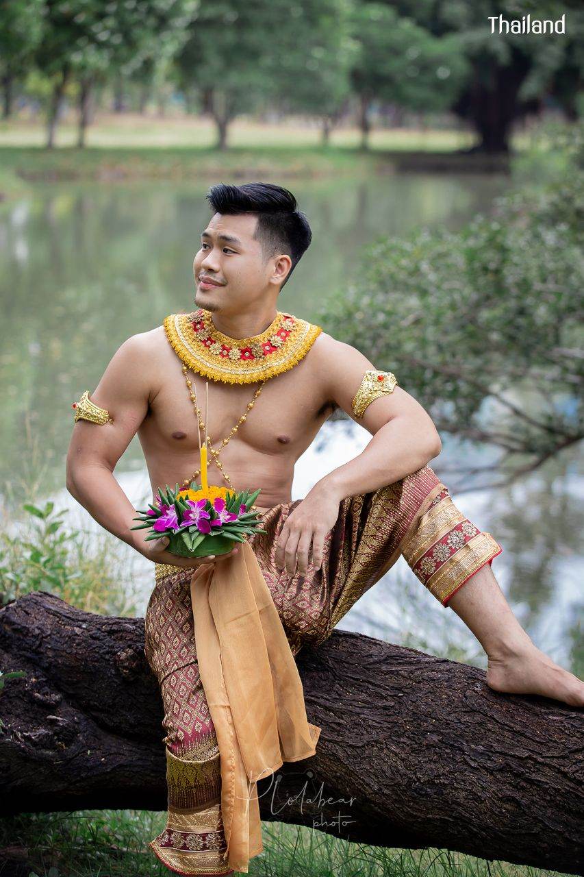 THAI GUY IN TRADITIONAL OUTFIT, and Loy Krathong Festival | THAILAND 🇹🇭