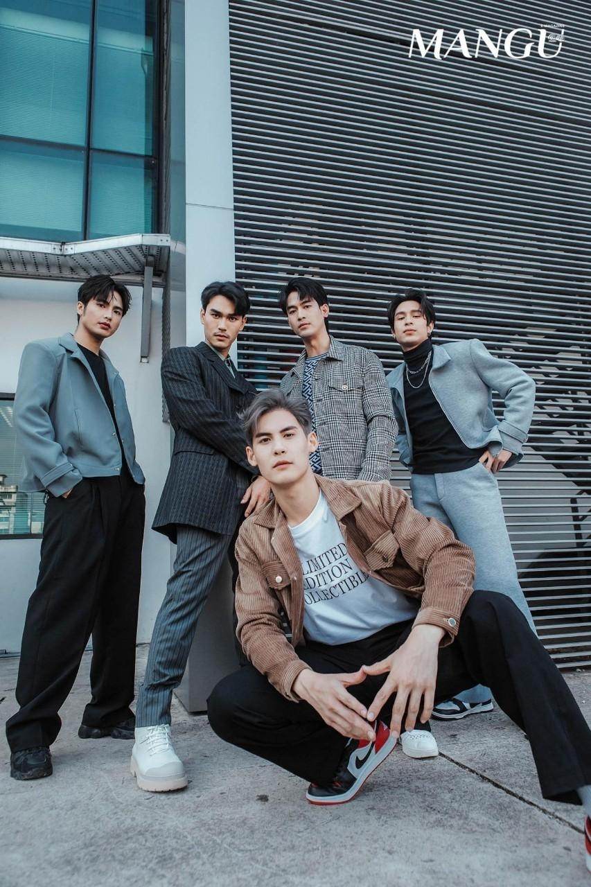 5 หนุ่ม จากละคร เสาร์ 5 @ ManGu Magazine issue 228 March 2022